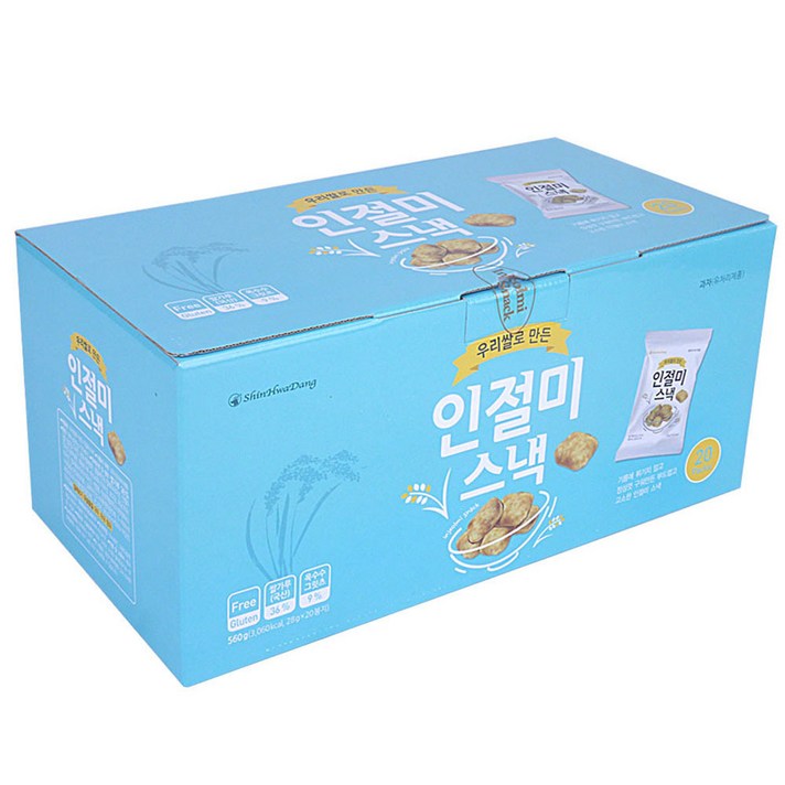 신화당 인절미 스낵, 28g, 20개입