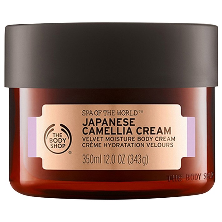 더바디샵 스파 오브 더 월드 재패니즈 카멜리아 바디 크림, 350ml, 1개