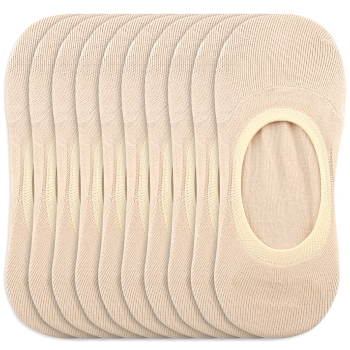 이지레그 여성용 무지 페이크삭스 양말 10켤레