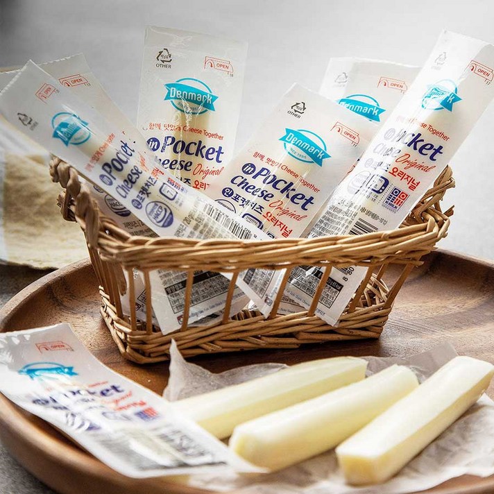덴마크 인포켓치즈 오리지널, 20g, 10개
