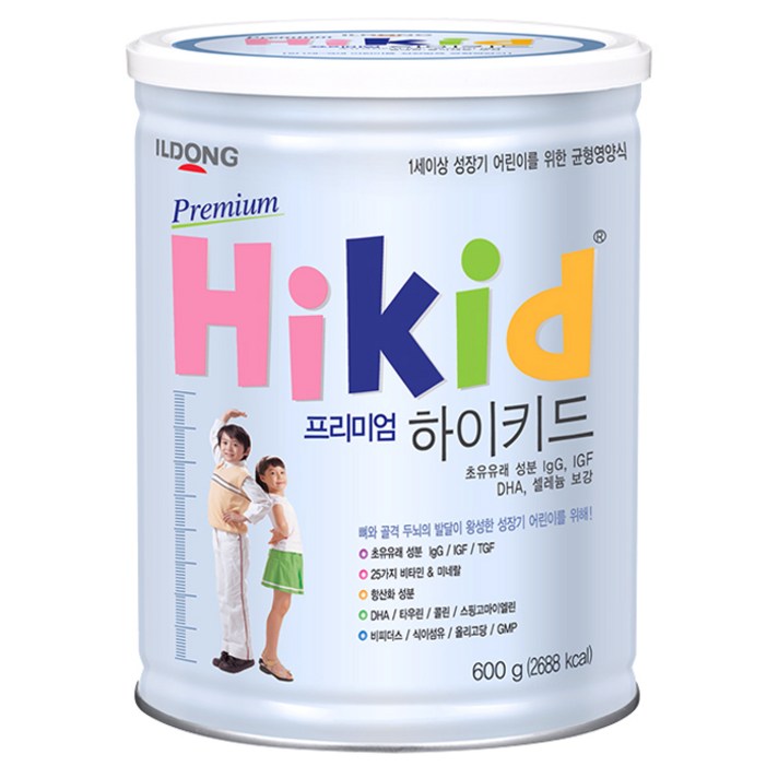 일동후디스 프리미엄 하이키드 600 g, 1캔