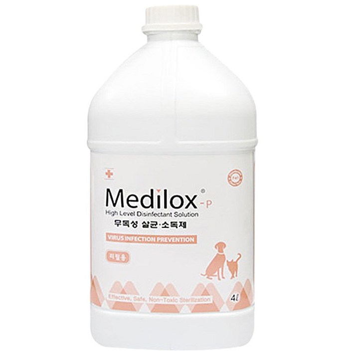 메디록스 반려동물용 살균소독제 리필용 무향, 4L, 1개