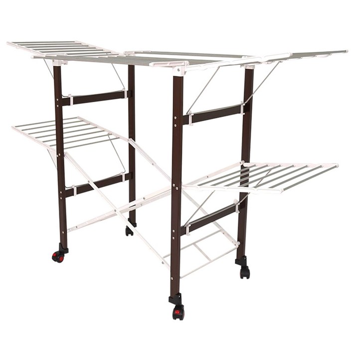 샤바스 스칸디나 인테리어 건조대 다크브라운, 1개