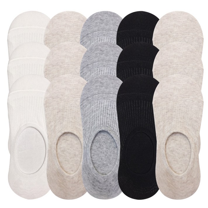 두발로 여성용 골지 페이크삭스 고급형 양말 15족세트