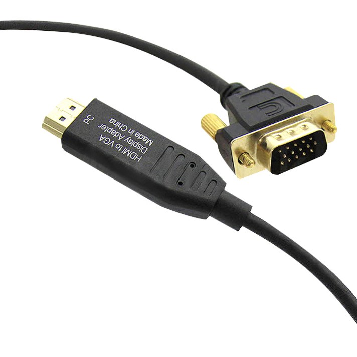마하링크 HDMI TO VGA 케이블 ML-HVC018, 1개, 1.8m