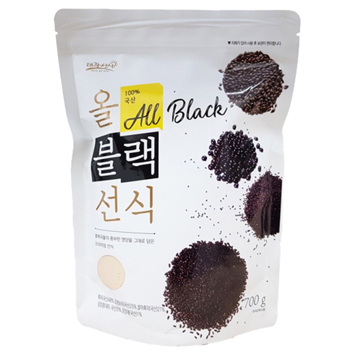 태광선식 올블랙선식 가루, 700g, 1개