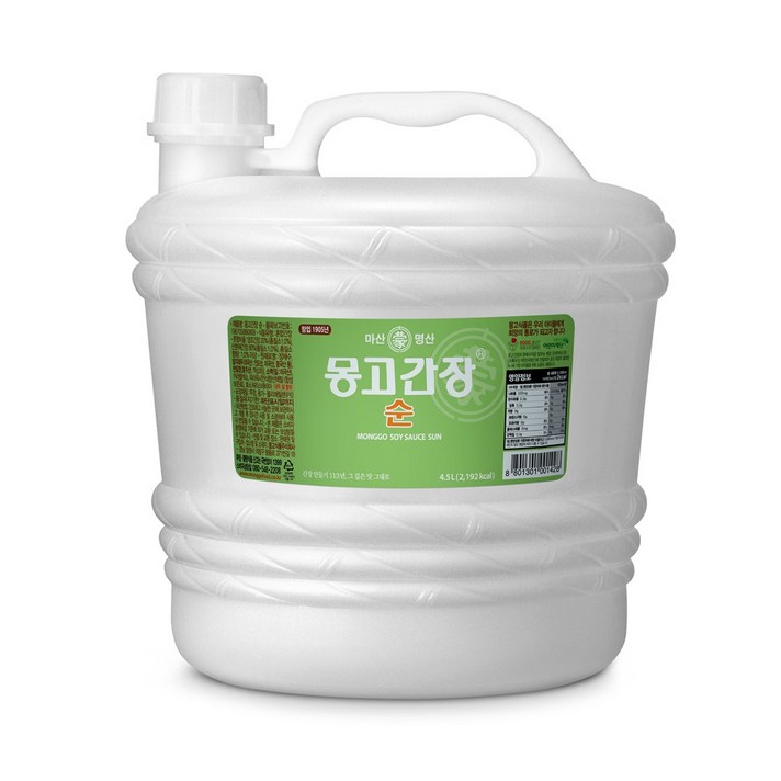 [몽고식품] 몽고 순간장, 4.5L, 1개