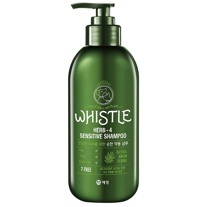휘슬 허브4 약용 반려동물 샴푸, 500ml, 1개