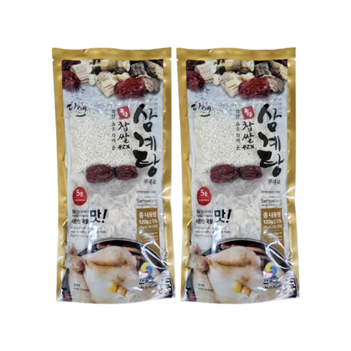 다예 찹쌀 삼계탕재료, 120g, 2개입