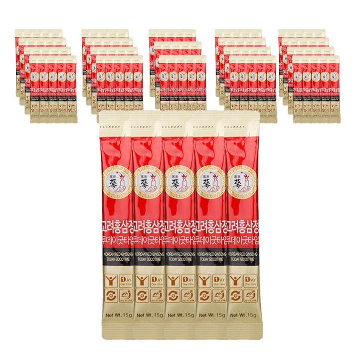 풍년보감 고려홍삼정 투데이굿타임 홍삼스틱, 15g, 100개