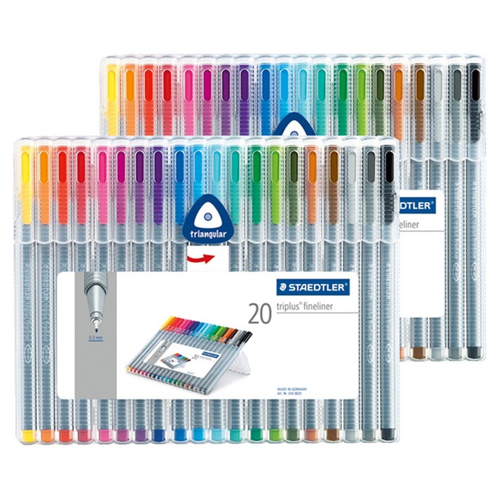 스테들러 트리플러스 화인라이너 수성펜 0.3mm 334SB20