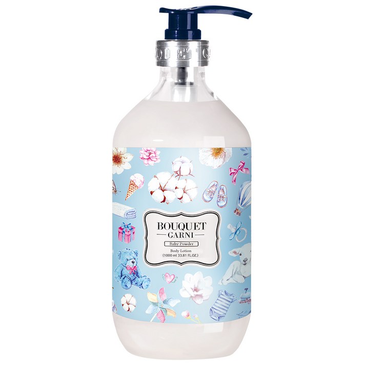 부케가르니 바디로션 베이비파우더, 1000ml, 1개
