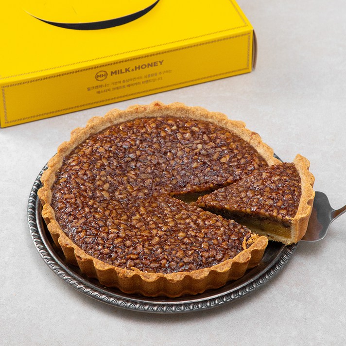 밀크앤허니 호두파이 대, 900g, 1개
