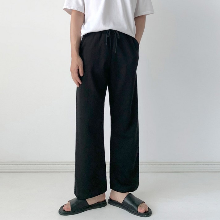 제이에이치스타일 남성용 사계절 트레이닝 일자 팬츠