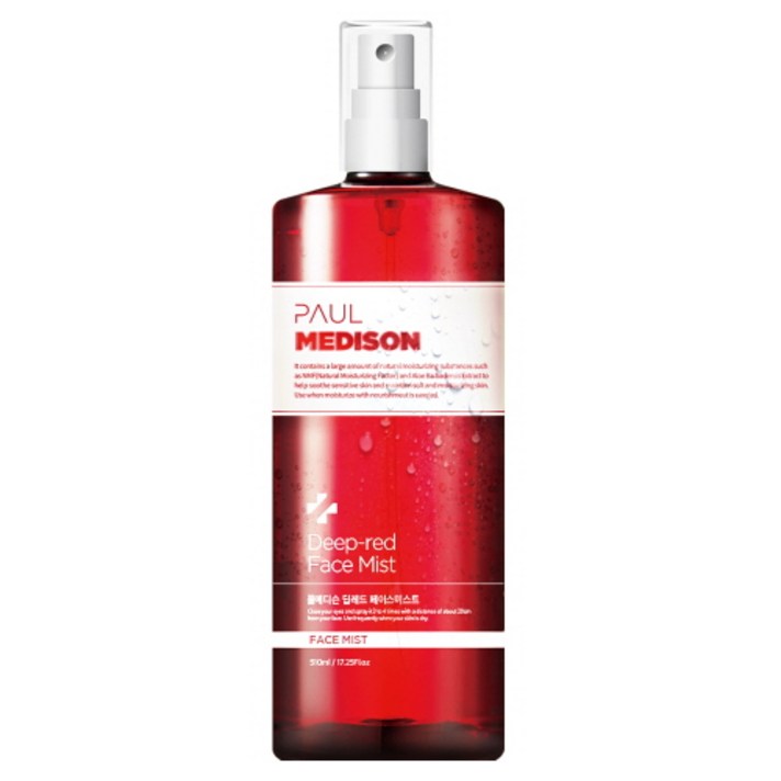 폴메디슨 딥레드 페이스 대용량 미스트 스킨토너 510ml, 1세트