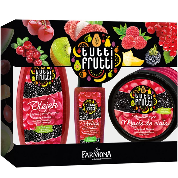 파모나 블랙베리 라즈베리 바디케어 3종 세트, 1세트