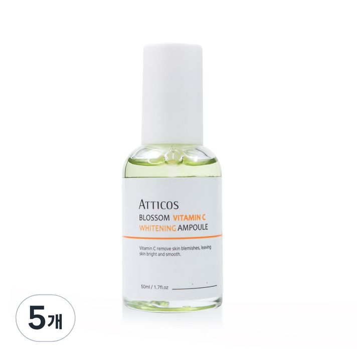  아띠코스 블러썸 비타민C 화이트닝 앰플, 50ml, 5개 