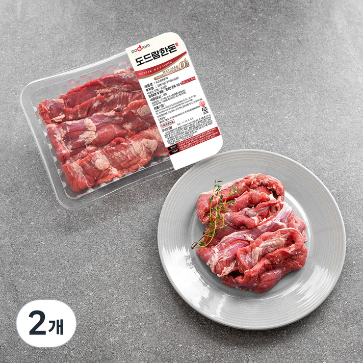  도드람한돈 1등급 갈매기살 구이용 (냉장), 300g, 2개 