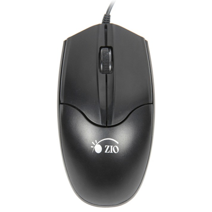 ZIO USB Optical 유선 마우스 ZIOM1100, ZIOM1100, 블랙