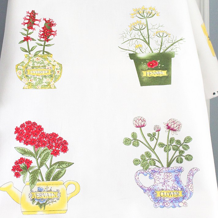 르우홈 작은 정원 패브릭 원단