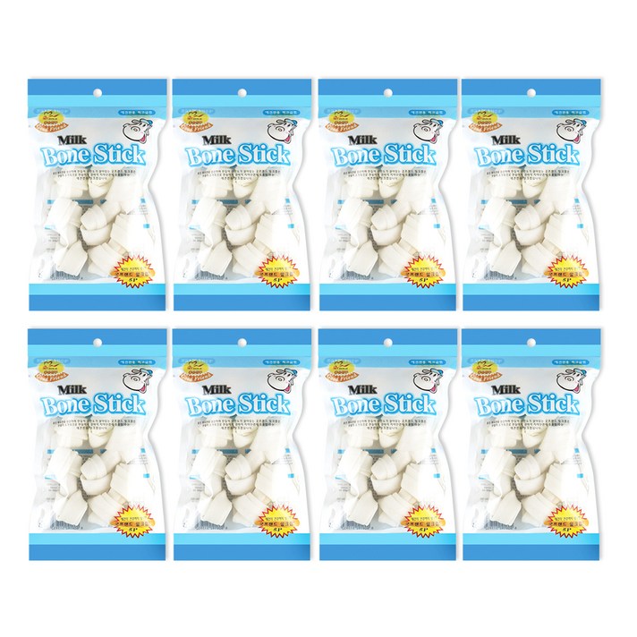 굿프랜드 밀크껌 5p, 소가죽 + 우유 혼합맛, 8개입