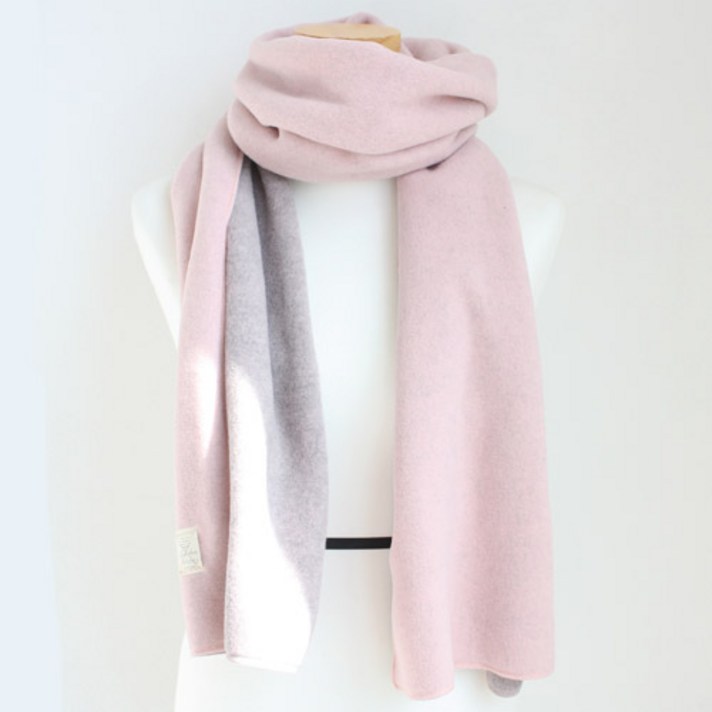 롸잇나우 포근한 양면머플러