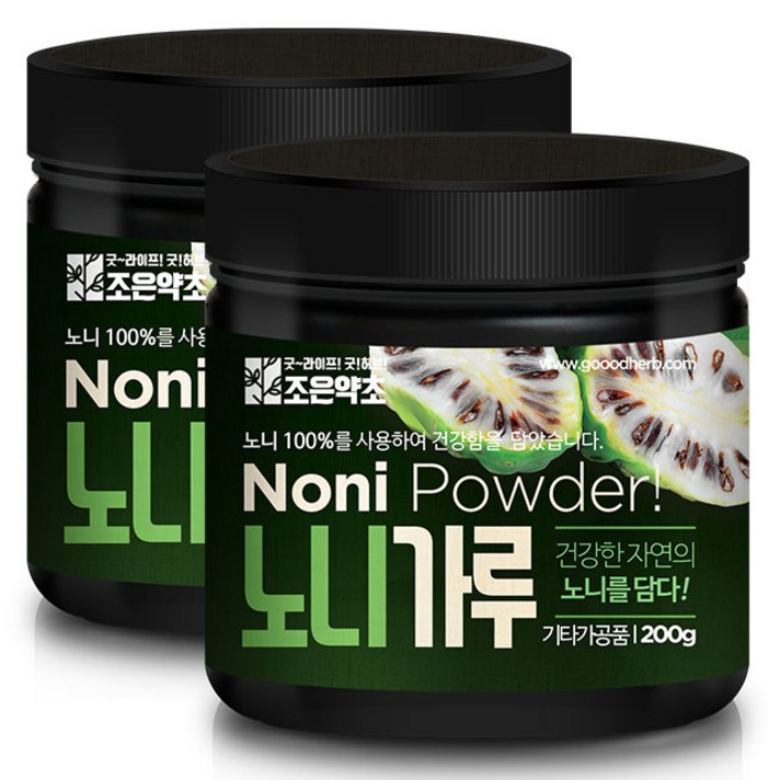 조은약초 노니 가루, 200g, 2개