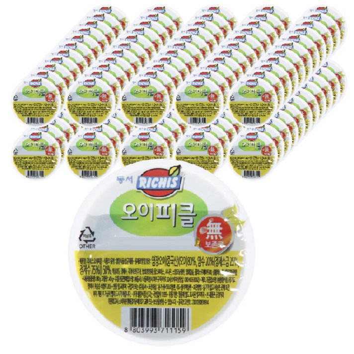 리치스 오이피클 컵, 80g, 168개입