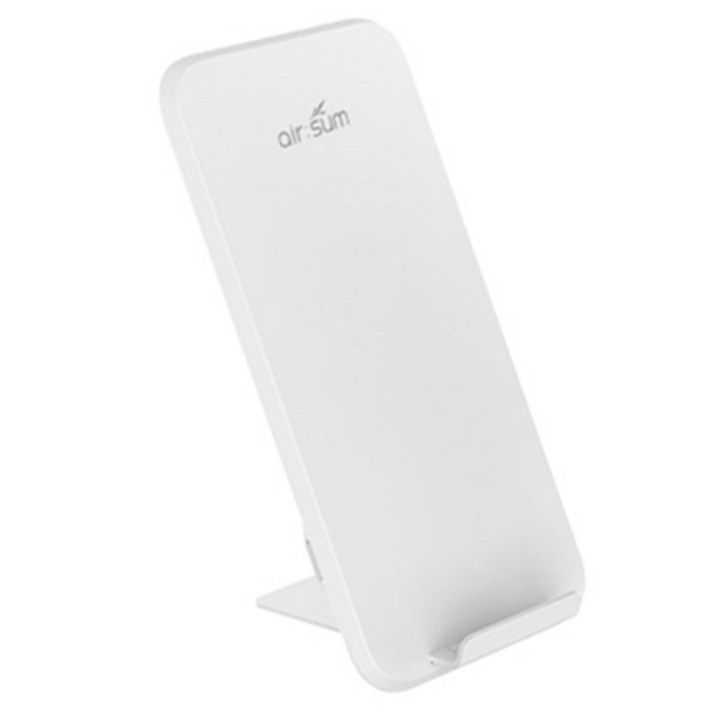 에어숨 2코일 고속 무선충전기 거치대 PS1000, 화이트