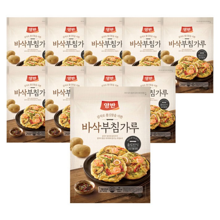 양반 바삭 부침가루, 1kg, 10개입