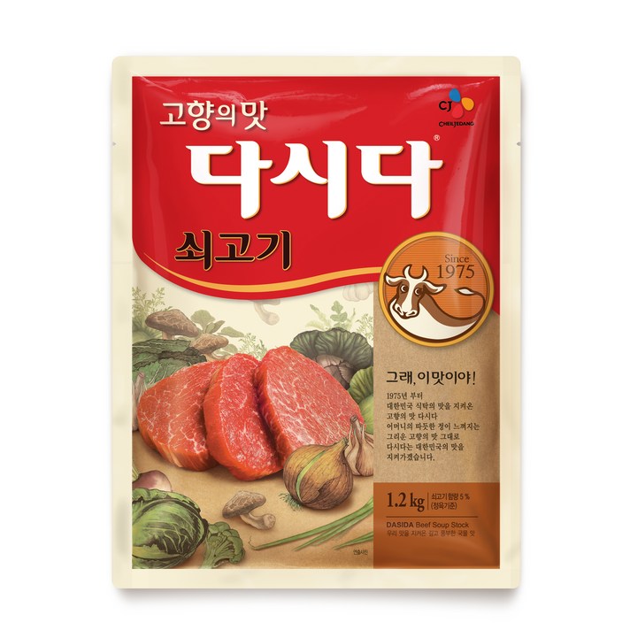 CJ제일제당 다시다 쇠고기, 1.2kg, 1개