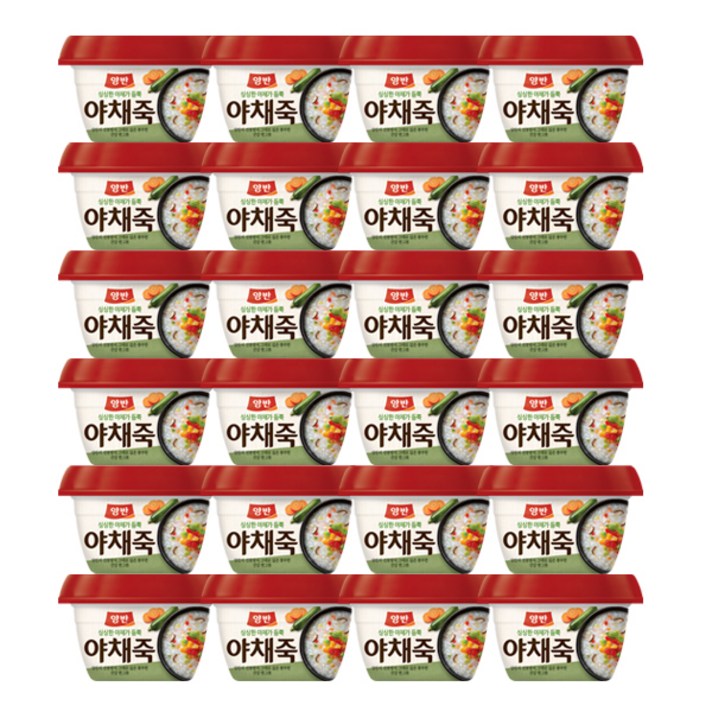 동원 양반 야채죽, 287.5g, 24개