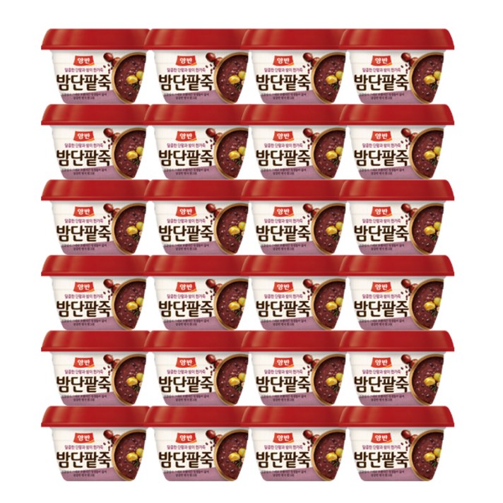 동원 양반 밤단팥죽, 285g, 24개입