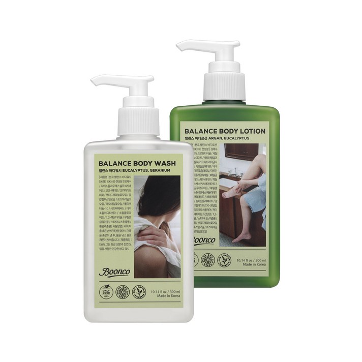 분코 밸런스 바디워시 300ml + 바디로션 300ml 세트, 1세트
