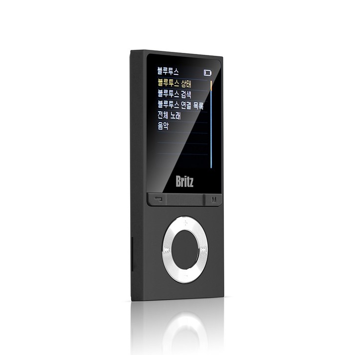  브리츠 휴대용 MP3 플레이어 8GB, BZ-MP4580BL, 블랙 