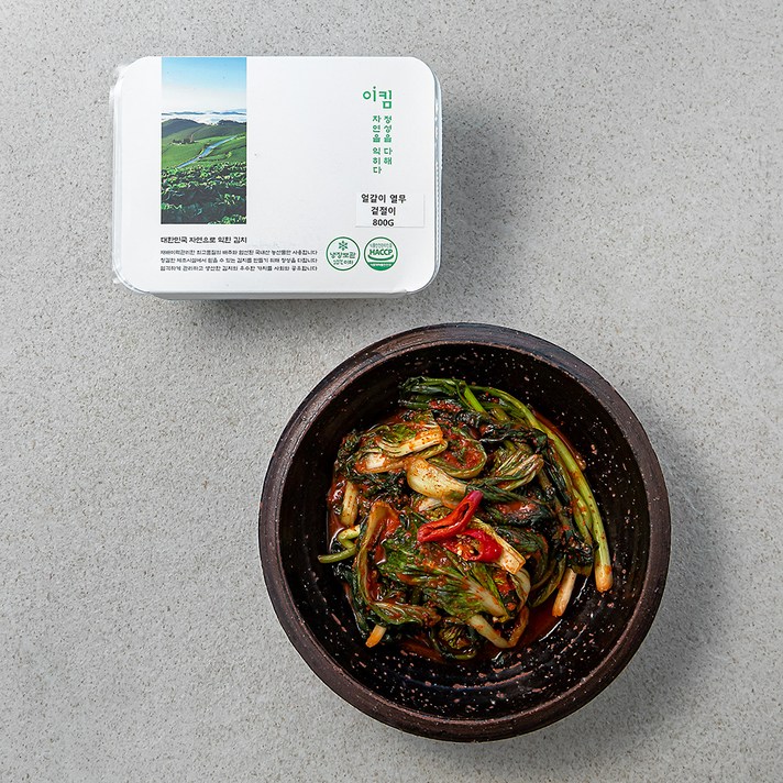 이킴 얼갈이 열무 겉절이, 800g, 1개