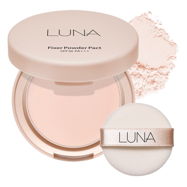 루나 픽서 파우더팩트 8g, 뉴트럴 베이지, 1개