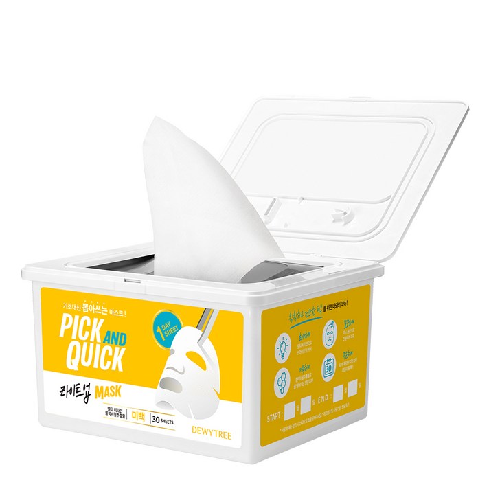 듀이트리 픽앤퀵 뽑아쓰는 마스크 라이트업, 30개입, 1개