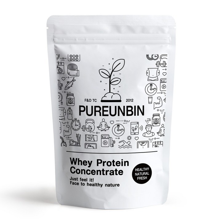 푸른빈 WPC 농축 유청 단백질 분말 가루, 1000g, 1개