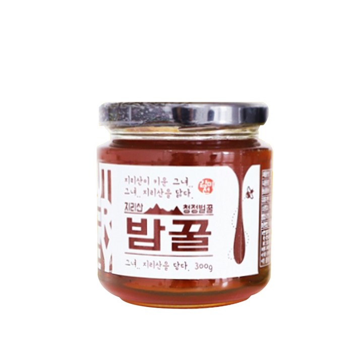 피아골미선씨 지리산 천연 밤꿀, 300g, 1개