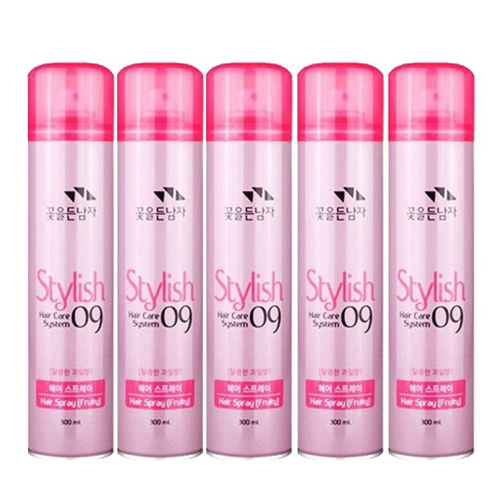 꽃을든남자 헤어스프레이 달콤한과일향, 300ml, 5개