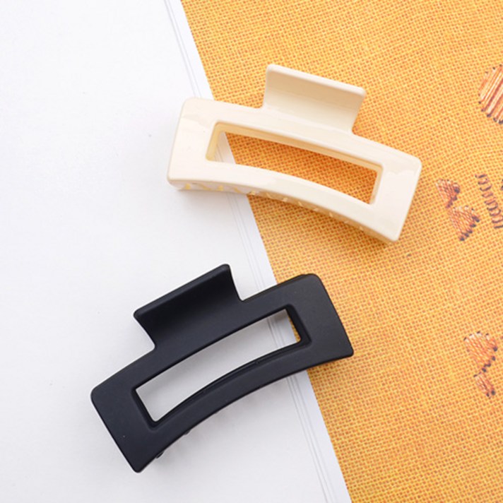 메르시밴드 무광사각 집게핀 2종세트