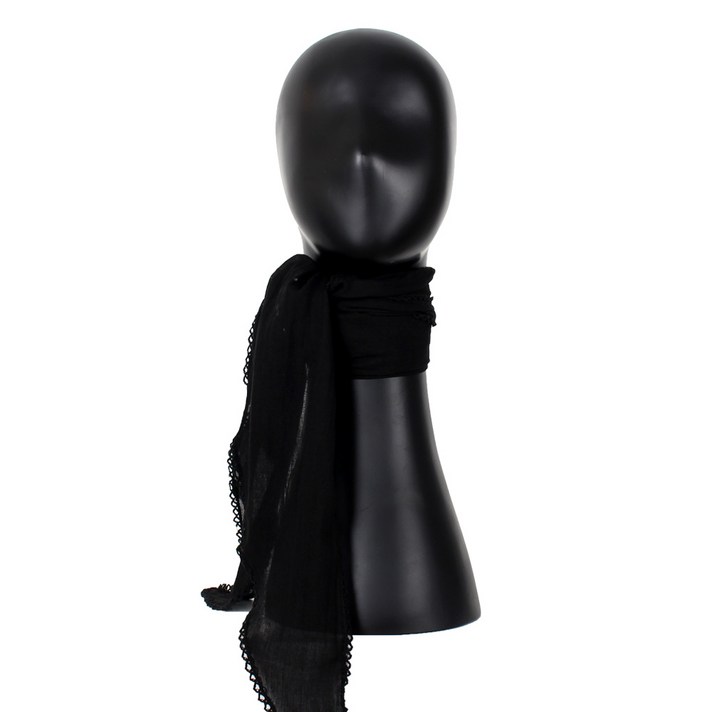 벤세르 코튼 레이스 삼각형 스카프