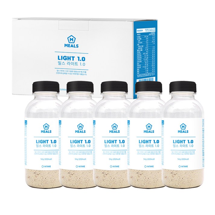 인테이크 밀스라이트1.0 선식가루, 54g, 5개