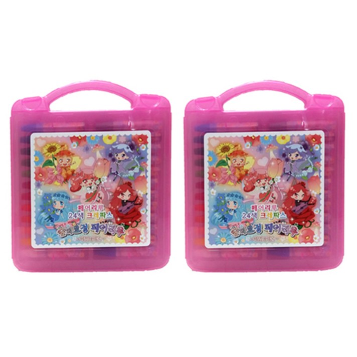 페어리루 크레파스 2p, 24색