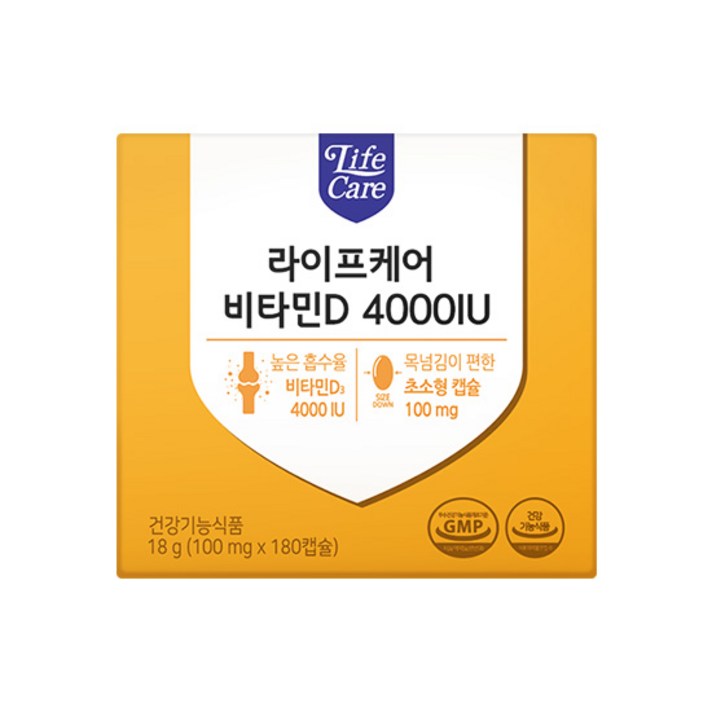 라이프케어 비타민D 4000IU, 180정, 1개