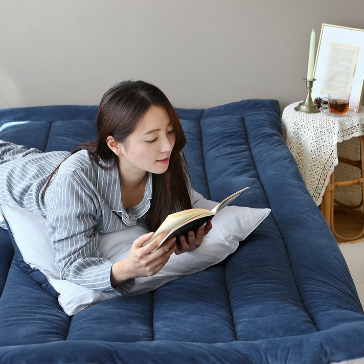모찌 홀릭 스판 벨로아 토퍼, 네이비
