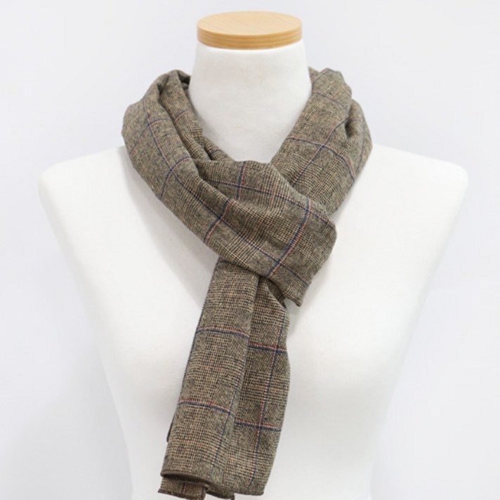 에스까리에 코린 체크 머플러
