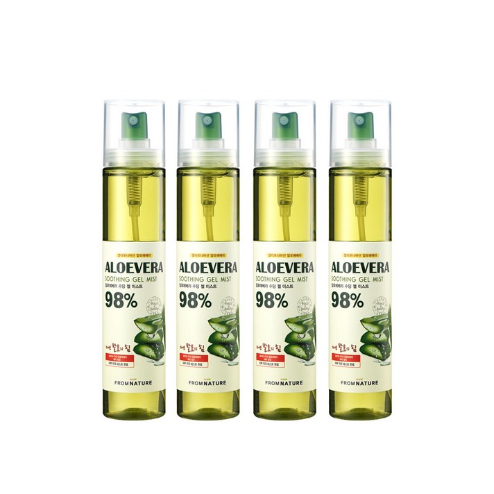 프럼네이처 알로에베라 수딩젤 미스트, 120ml, 4개