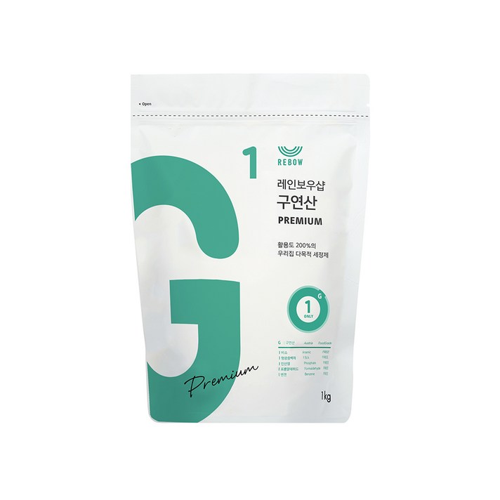  레인보우샵 구연산 프리미엄, 1kg, 1개 